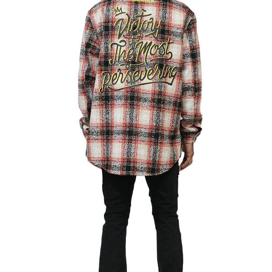 PEYOTO Men's Oversize Heavy Flannel Outer Shirket - Love to KleepMen's Heavy Flannel Oversize Outer ShirtKLEEPLove to Kleep