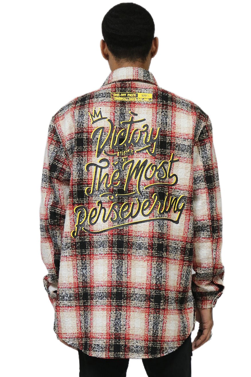 PEYOTO Men's Oversize Heavy Flannel Outer Shirket - Love to KleepMen's Heavy Flannel Oversize Outer ShirtKLEEPLove to Kleep