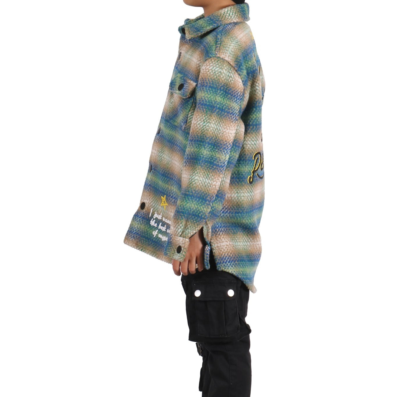 LAWN Kid's Oversize Flannel outer shirket - Love to KleepShirts & TopsKLEEPLove to Kleep