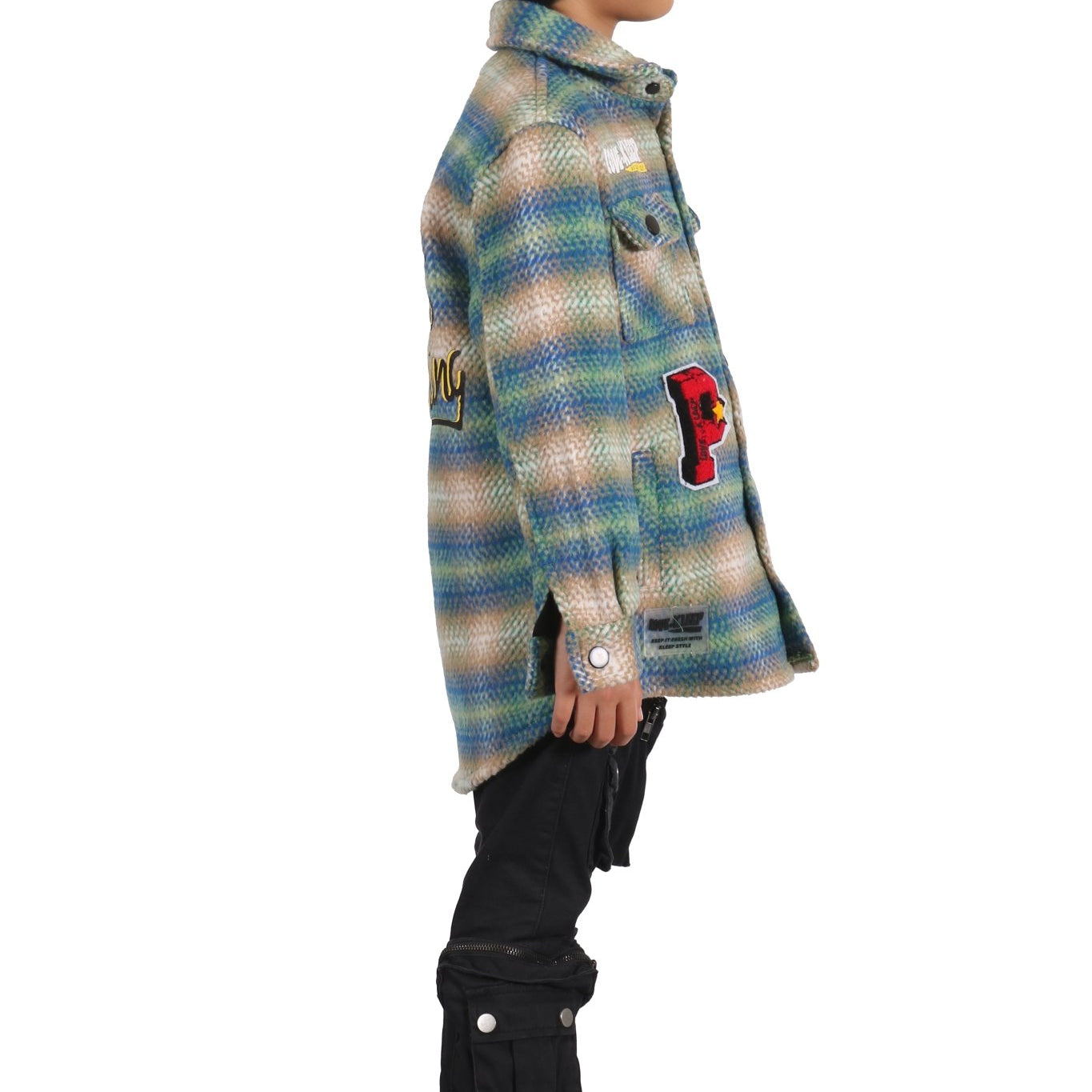 LAWN Kid's Oversize Flannel outer shirket - Love to KleepShirts & TopsKLEEPLove to Kleep