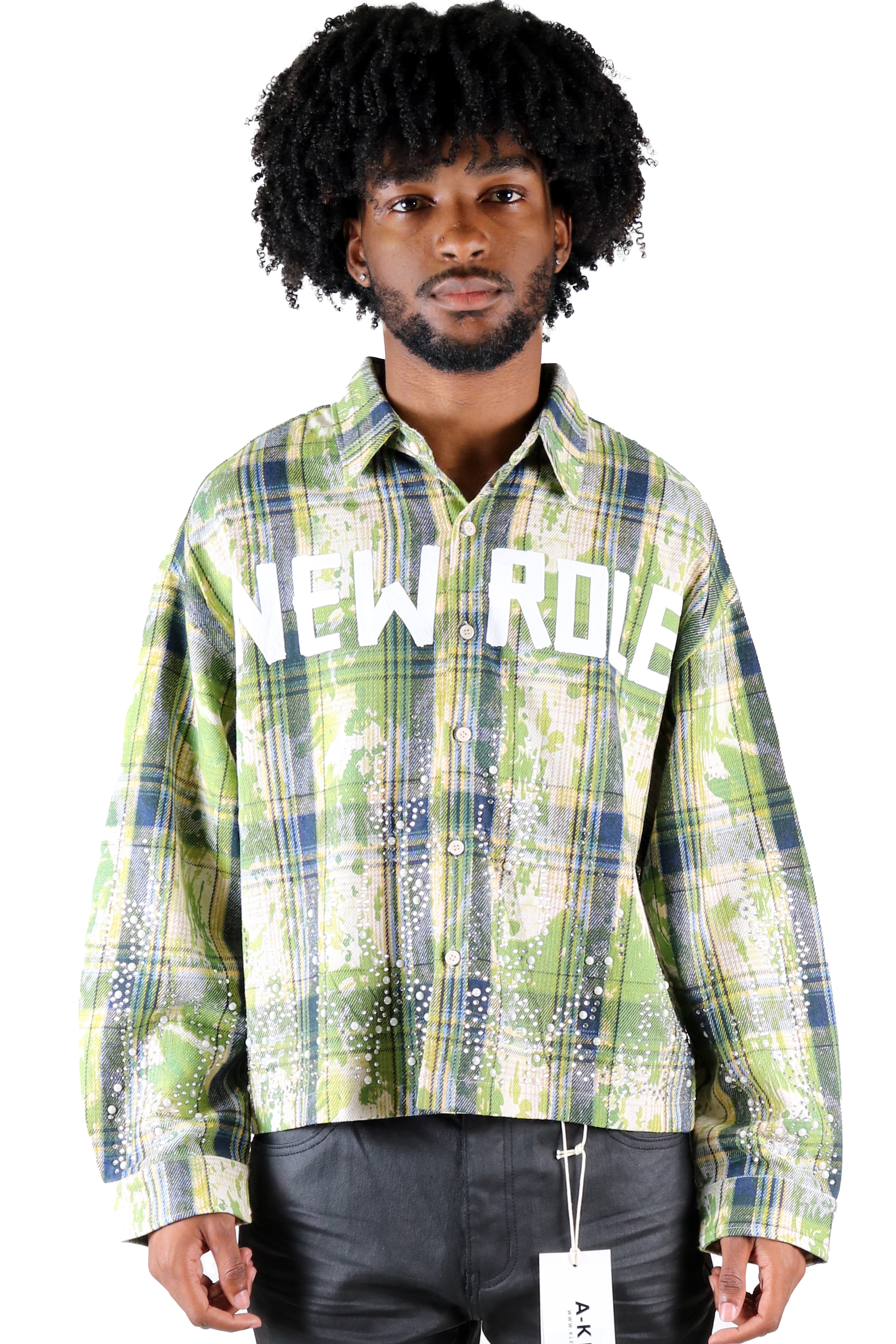 QUARTZ Heavy Flannel Crop Top Button Down Shirt – Love to Kleep