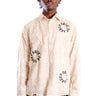 New Earth Men's ripped & repaired button down shirt - Love to KleepMen's ShirtKLEEPLove to Kleep