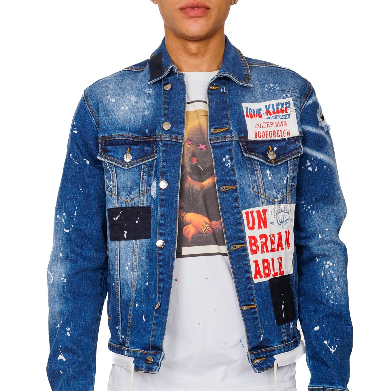 Lotus Washed Denim Jacket - Love to KleepMen's JacketKLEEPLove to Kleep