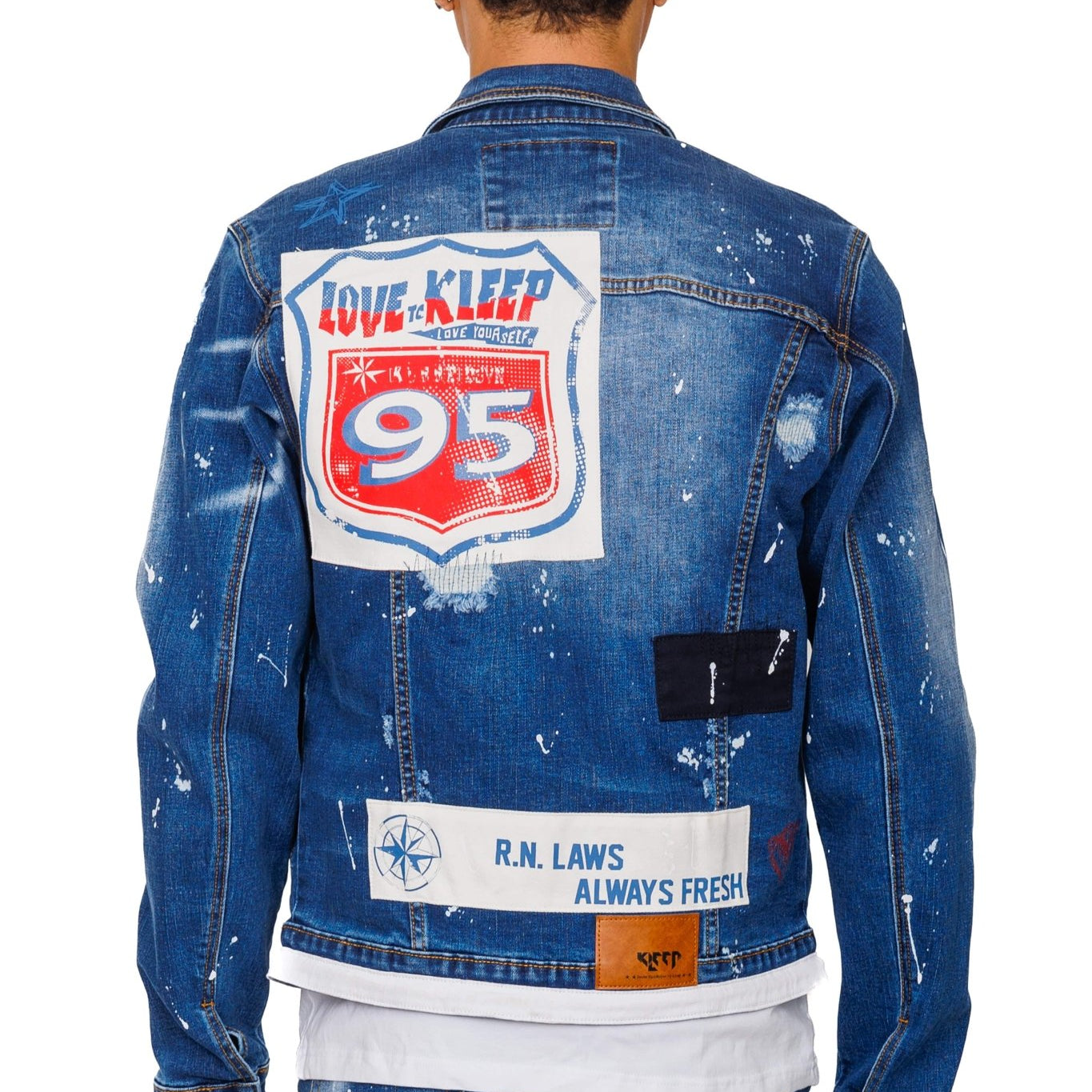 Lotus Washed Denim Jacket - Love to KleepMen's JacketKLEEPLove to Kleep