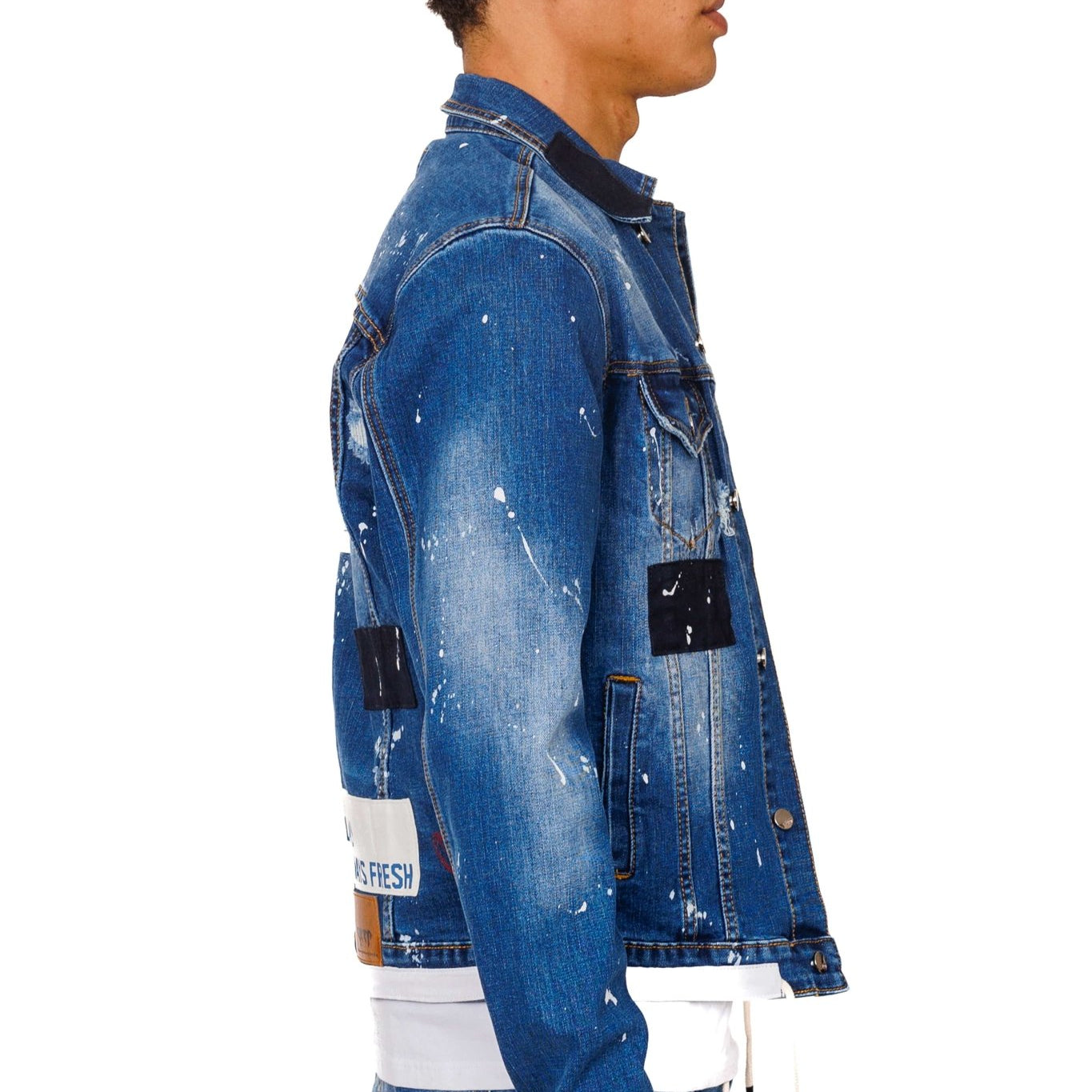 Lotus Washed Denim Jacket - Love to KleepMen's JacketKLEEPLove to Kleep