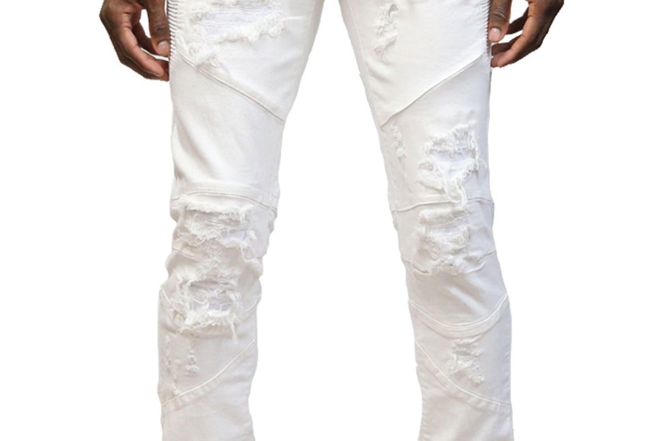 Birch Premium Washed Skinny White Denim Pants - Love to KleepMen's PantsKLEEPLove to Kleep