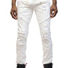 Birch Premium Washed Skinny White Denim Pants - Love to KleepMen's PantsKLEEPLove to Kleep