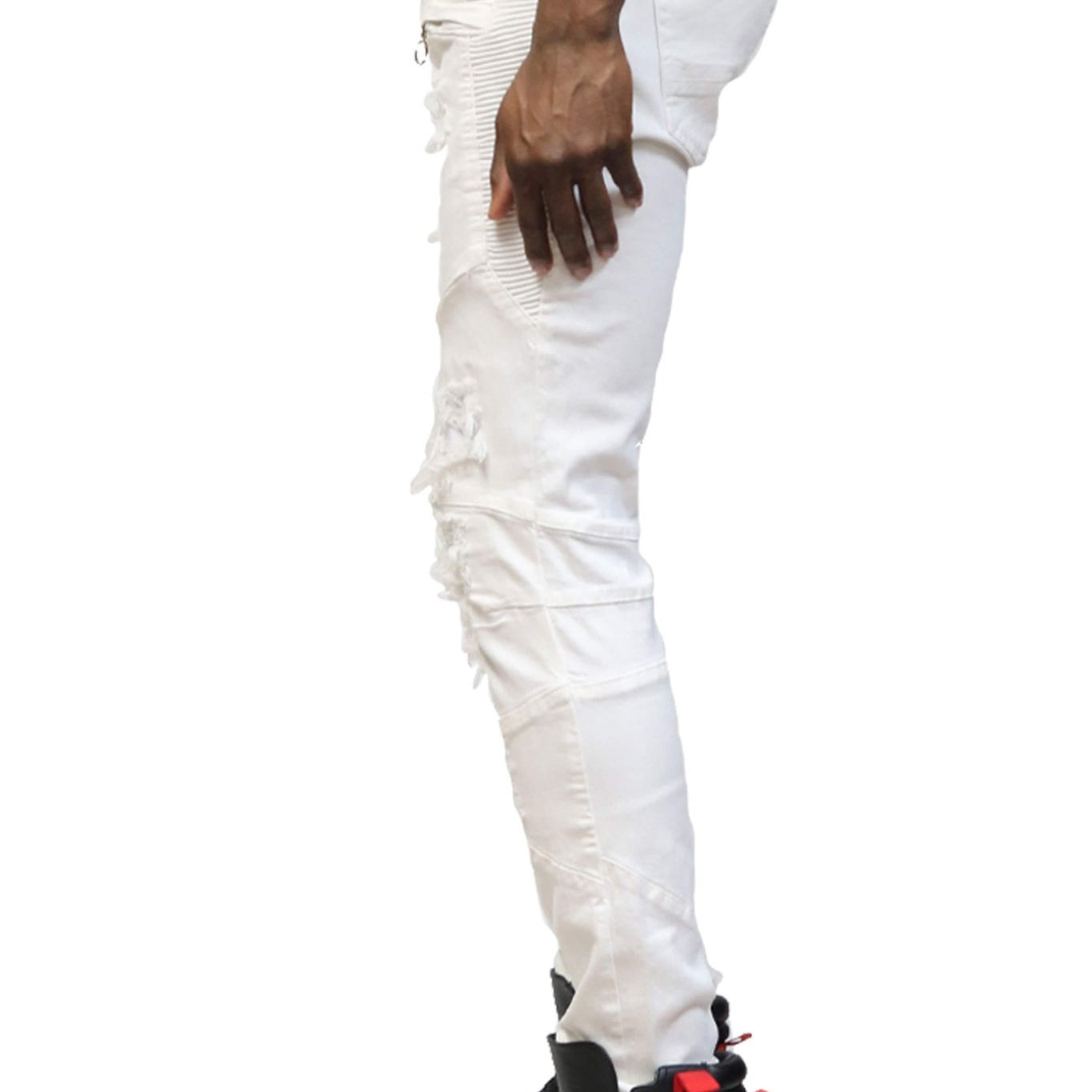 Birch Premium Washed Skinny White Denim Pants - Love to KleepMen's PantsKLEEPLove to Kleep