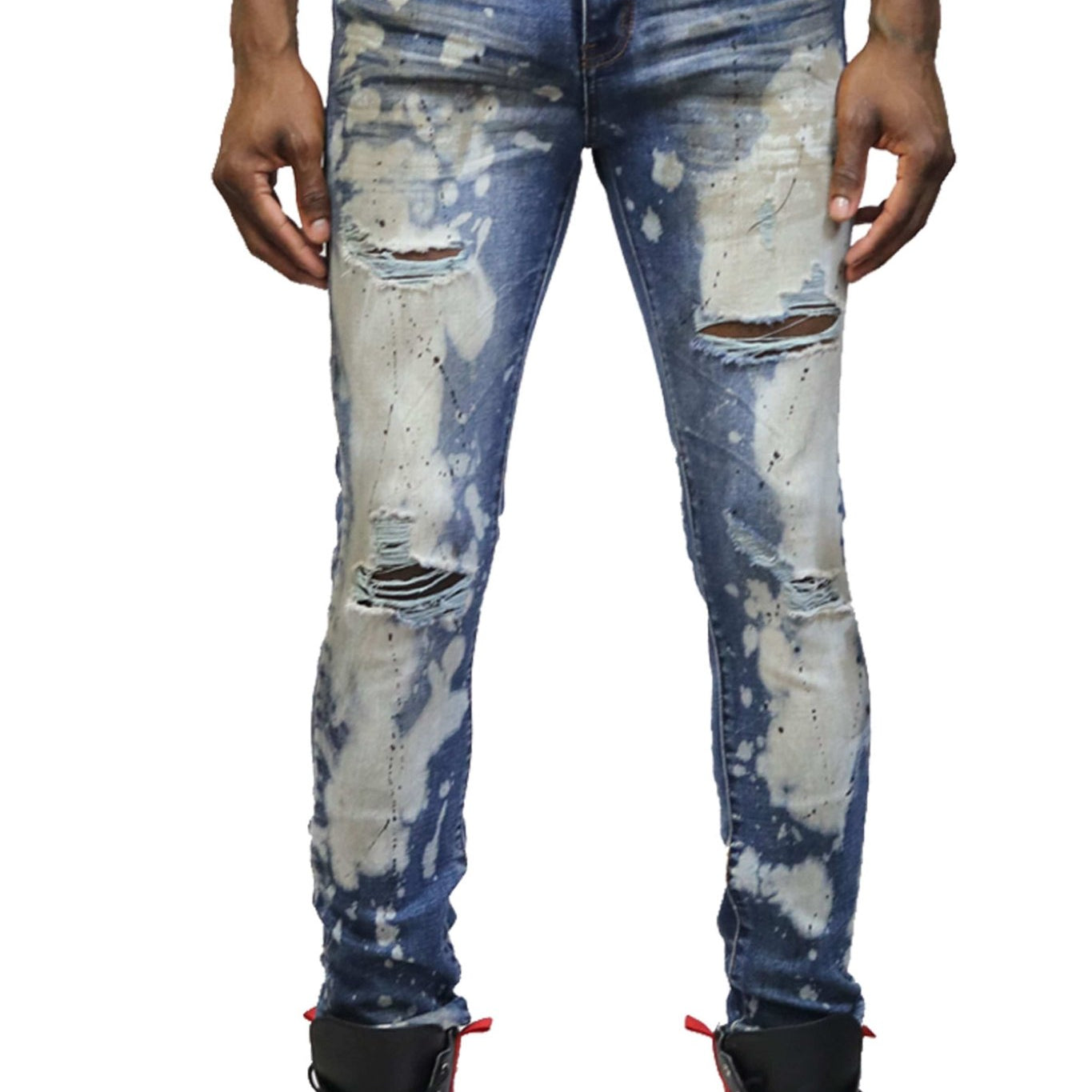 Moss Washed Skinny Denim Pants - Love to KleepMen's PantsKLEEPLove to Kleep