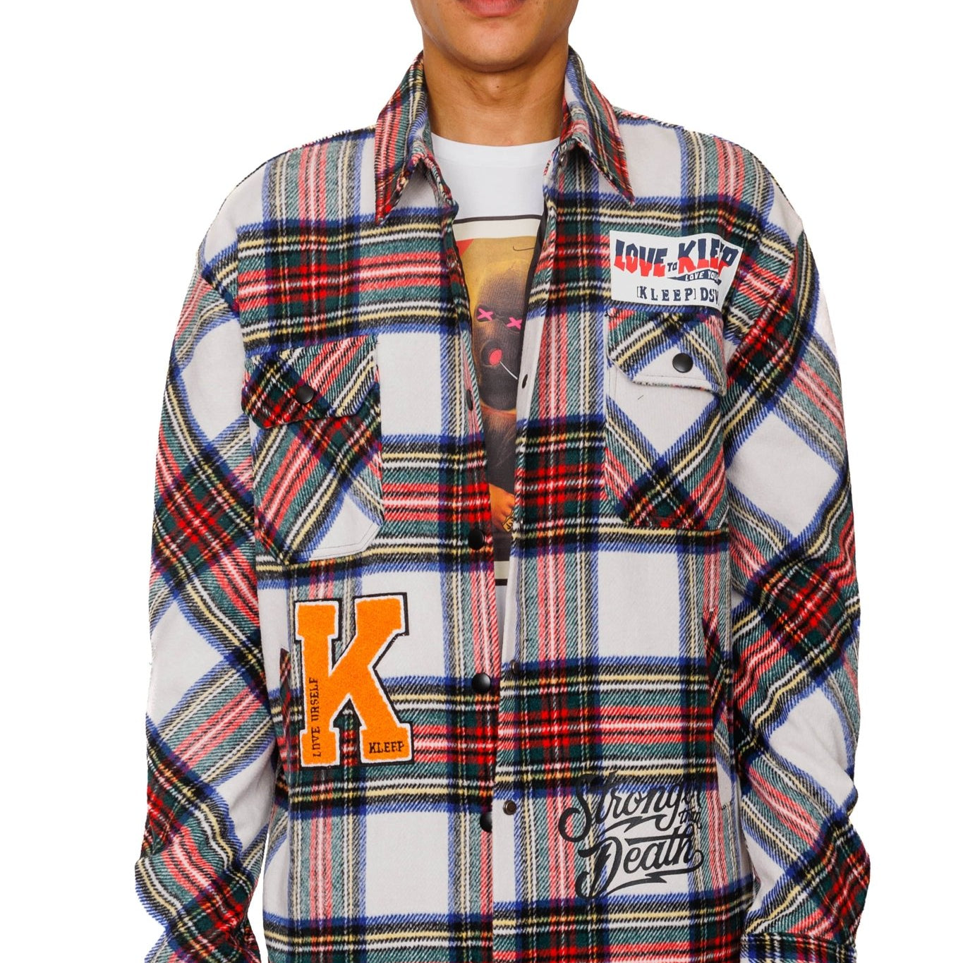 DRAKE Men's premium heavy flannel jacket type shirt - Love to KleepMen's Heavy Flannel Oversize Outer ShirtKLEEPLove to Kleep