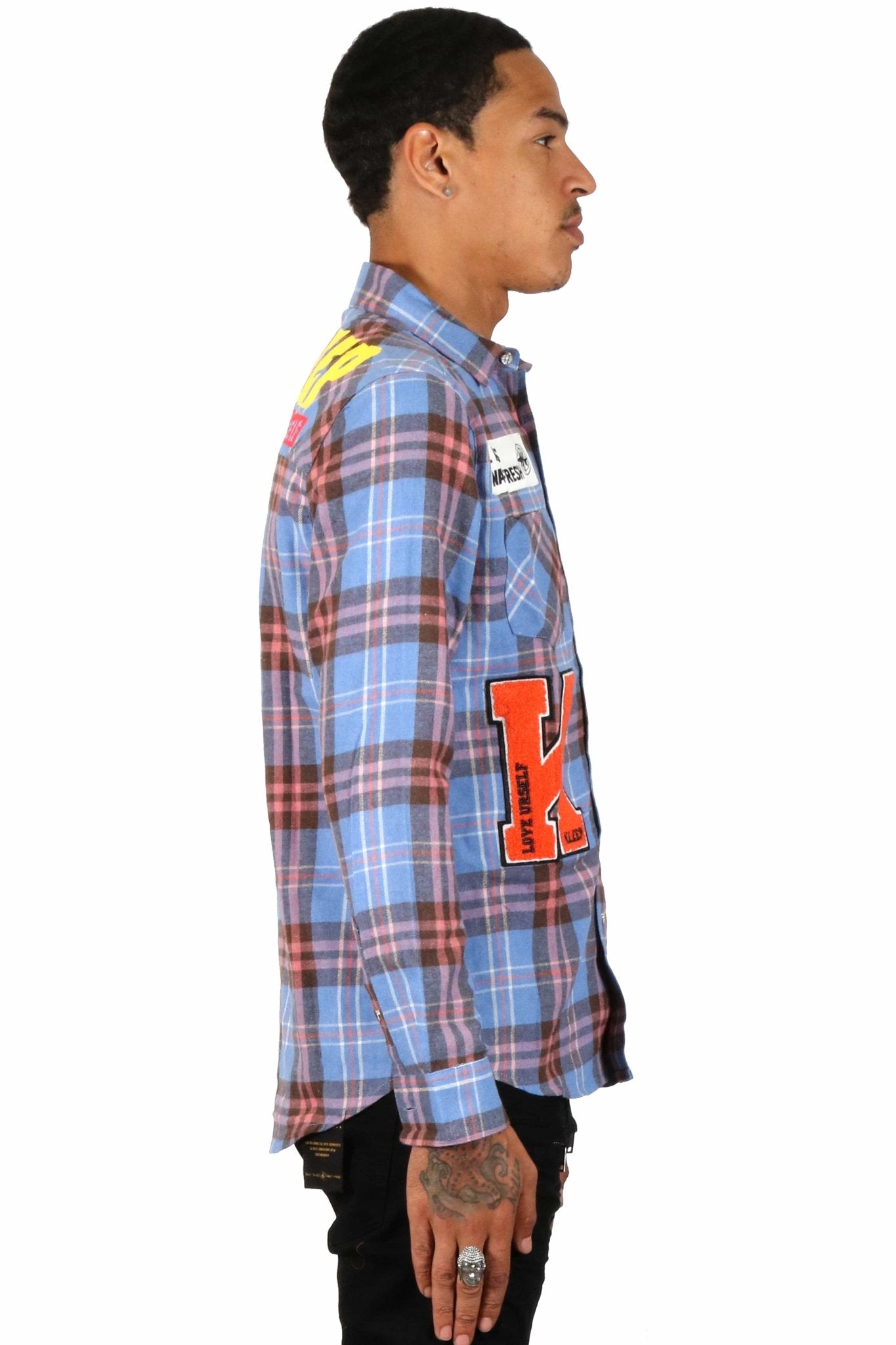 WENGE Men's premium flannel button down shirt – Love to Kleep