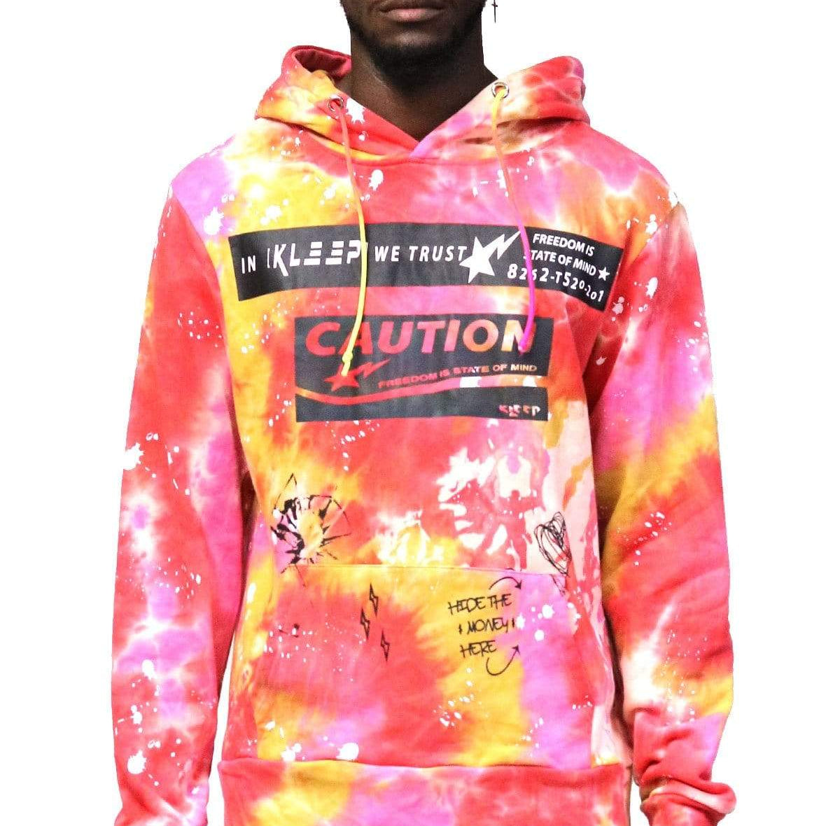 Mulberry Men's Premium Tie dye Pullover Hoodie - Love to KleepMen's SweatshirtKLEEPLove to Kleep