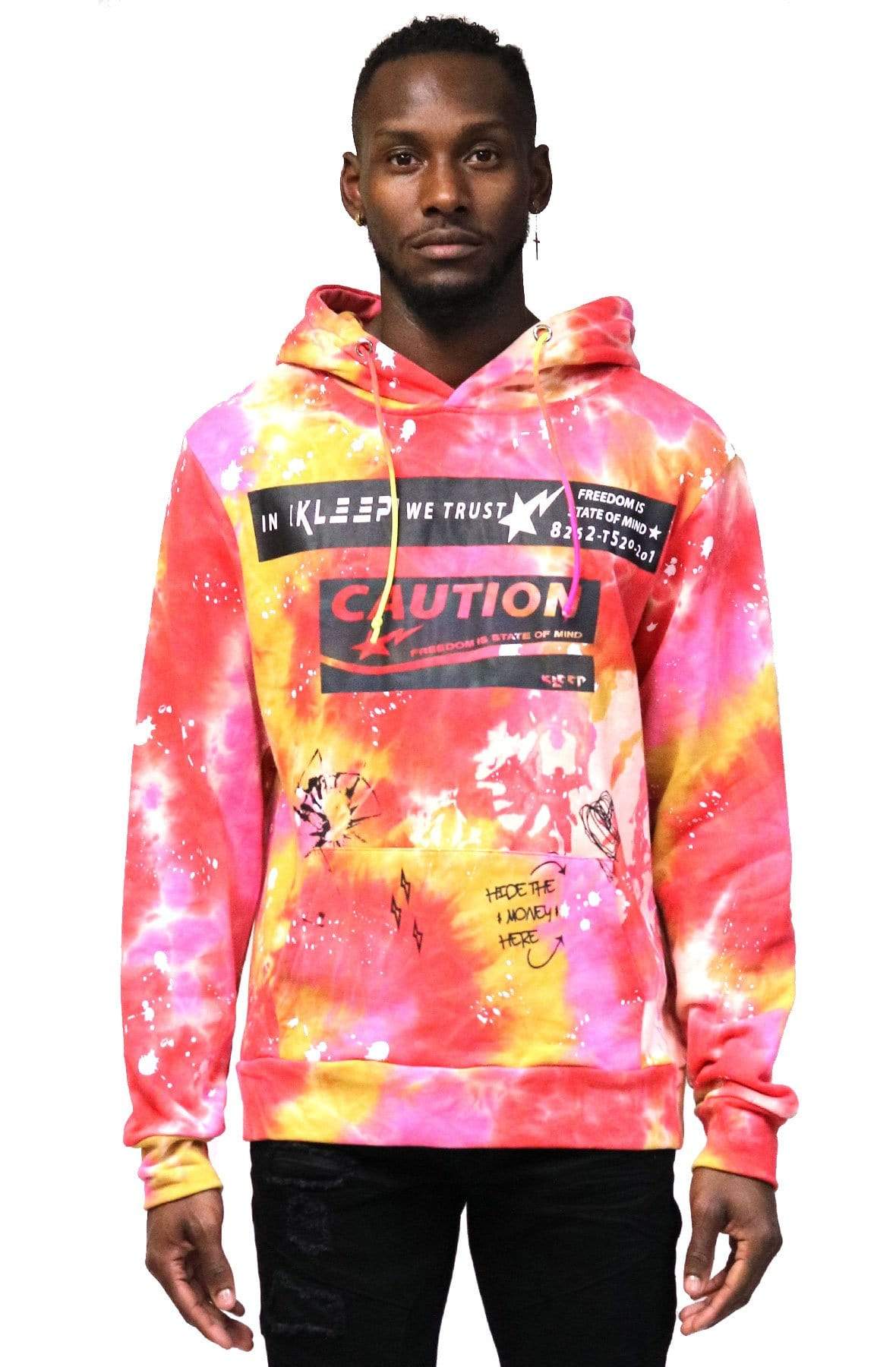 Mulberry Men's Premium Tie dye Pullover Hoodie - Love to KleepMen's SweatshirtKLEEPLove to Kleep