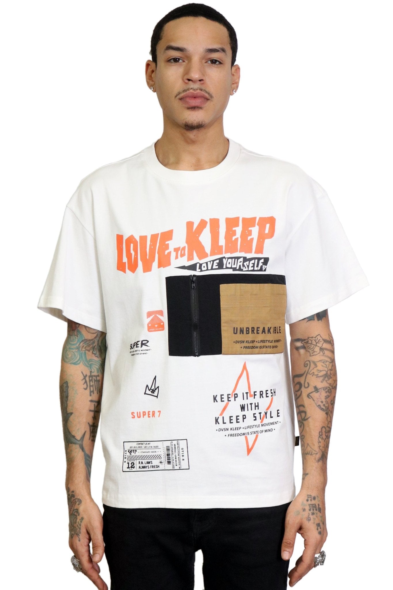 CLOUD Men's premium cotton short sleeve t shirt - Love to KleepMen's TeeKLEEPLove to Kleep