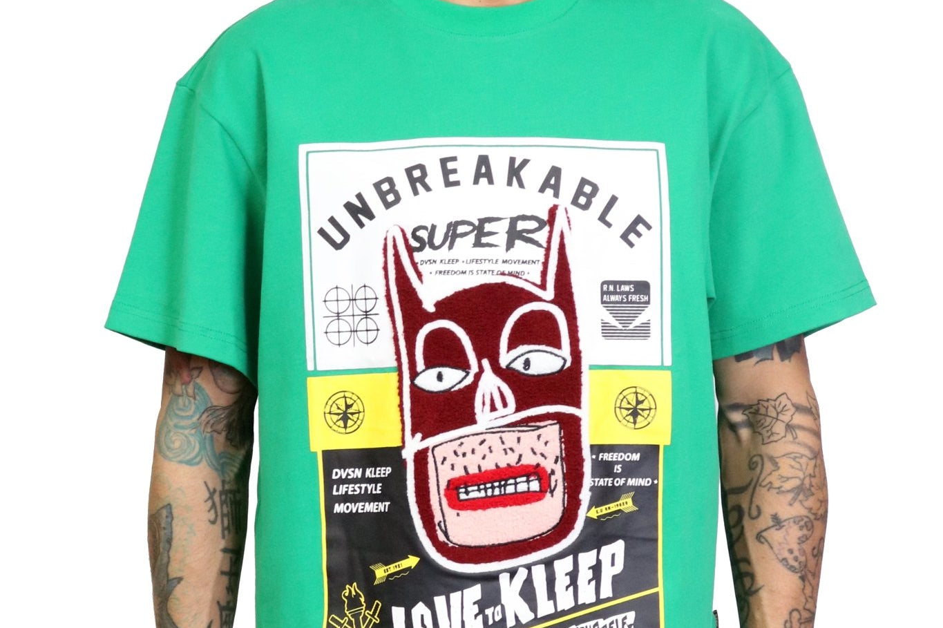 VIBRANT Men's premium cotton short sleeve t shirt - Love to KleepMen's TeeKLEEPLove to Kleep