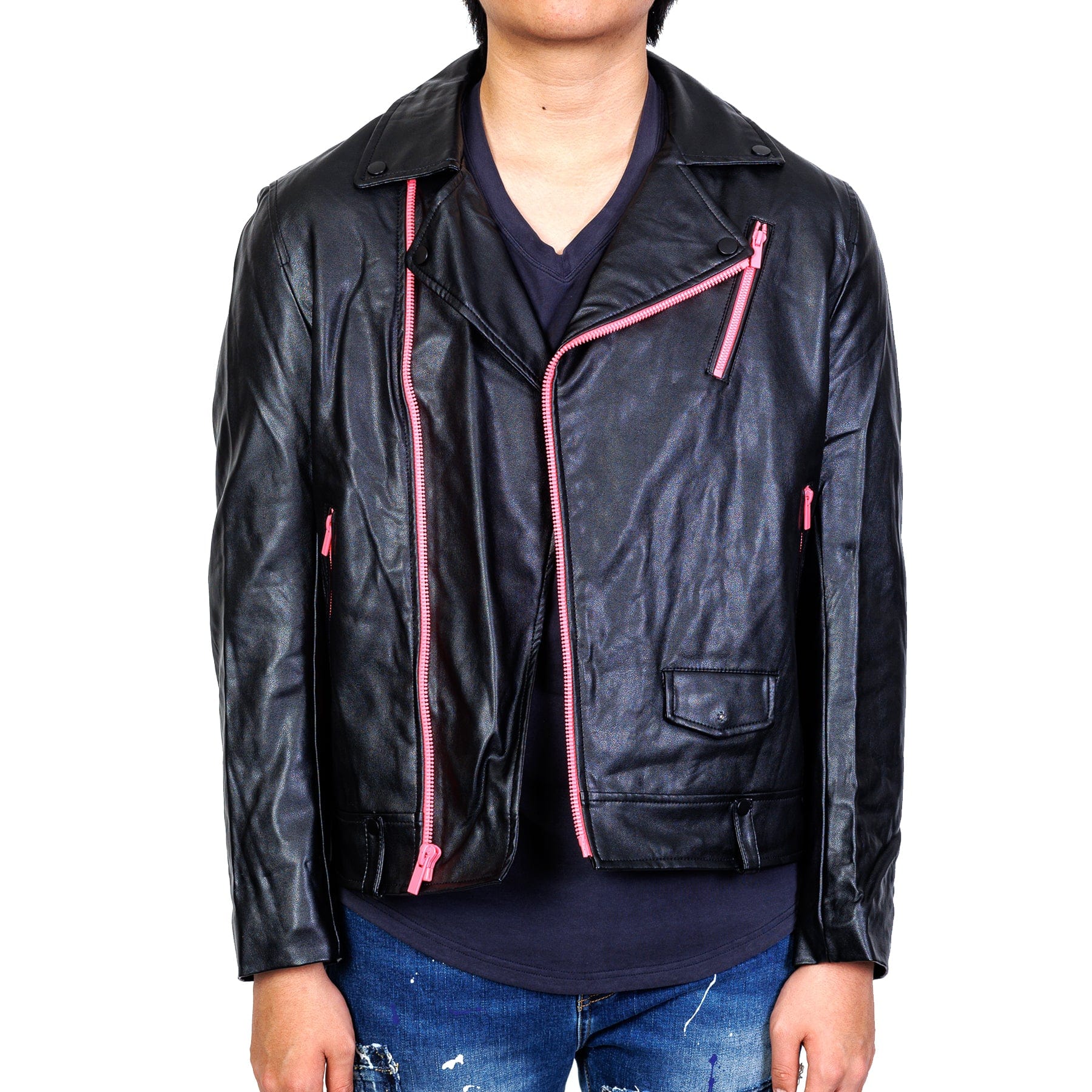 AMILLION BY KLEEP Coats & Jackets Amillion by KLEEP Joe Faux leather BikerJacket