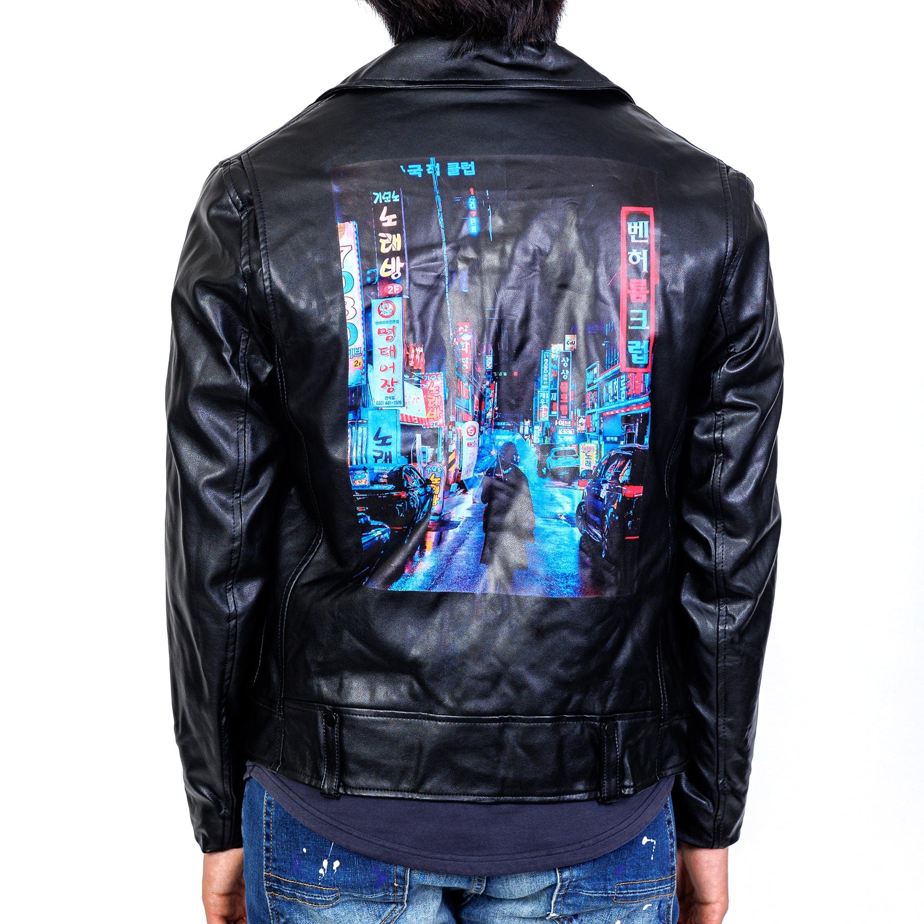 AMILLION BY KLEEP Coats & Jackets Amillion by KLEEP Joe Faux leather BikerJacket