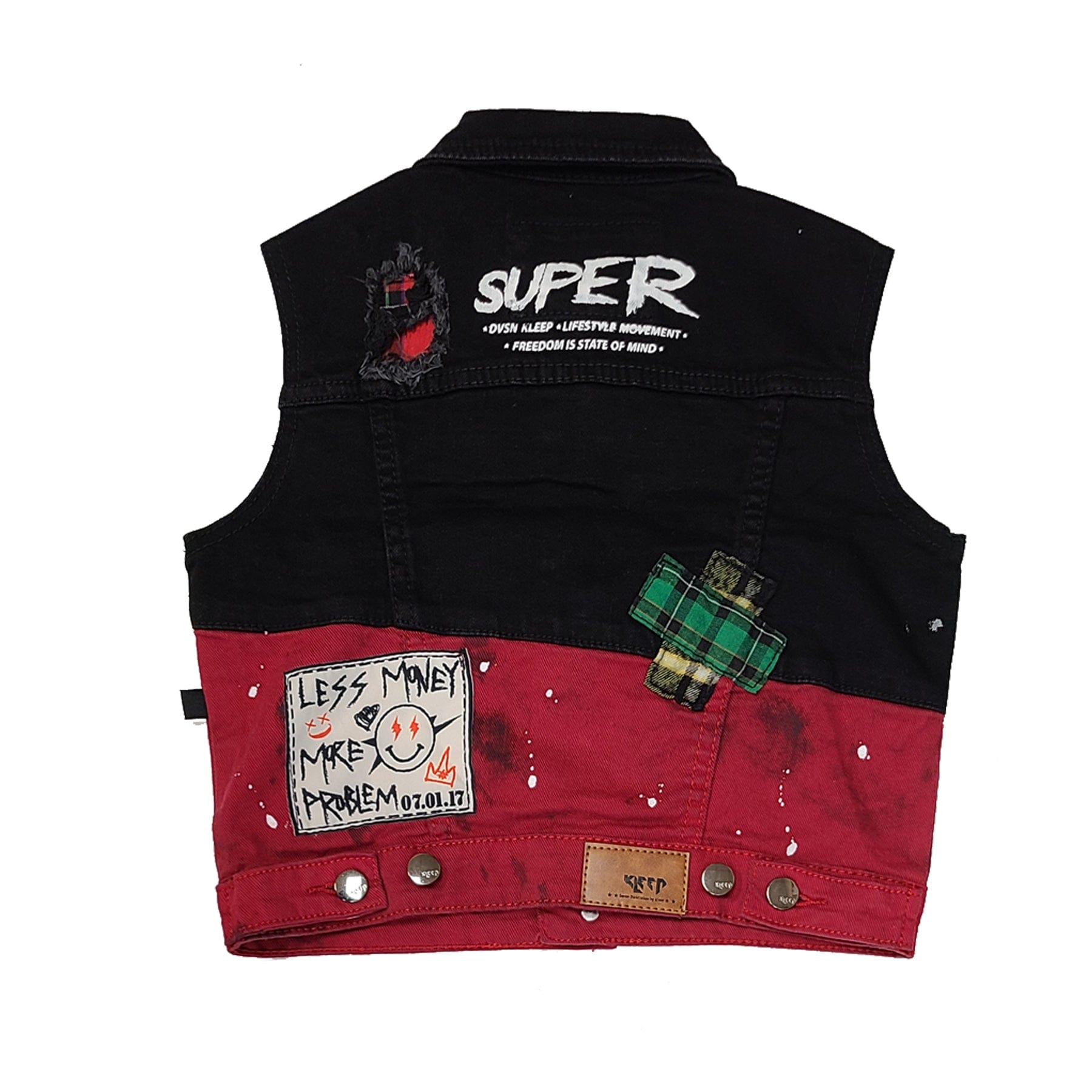 KLEEP Kid's Jacket Epic Kid's Premium Washed Denim Vest Jacket