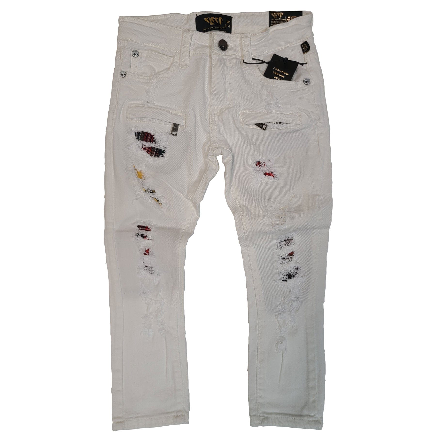 KLEEP Kid's Pants Shiro Kid's Washed Stretching Denim Pants