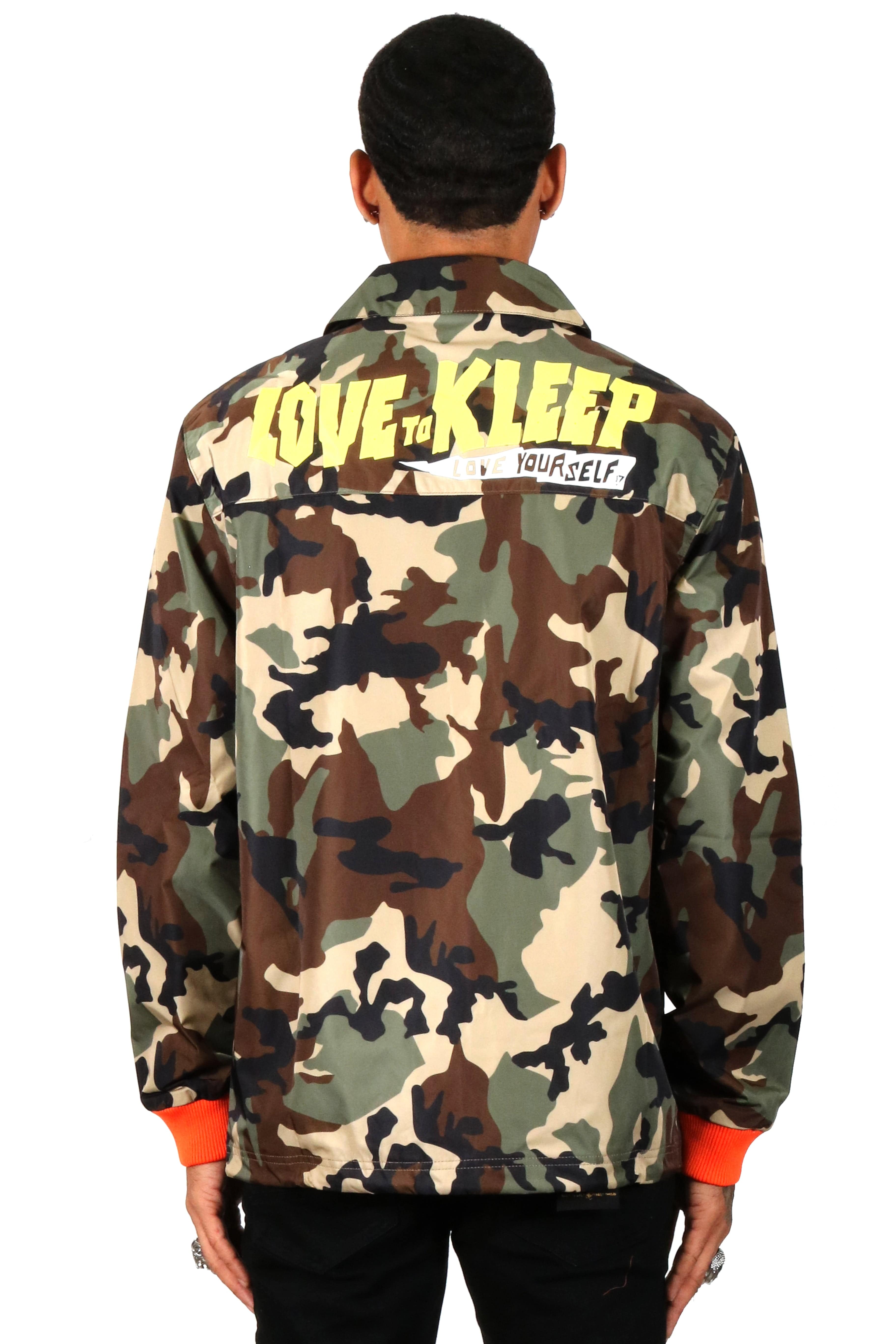 KLEEP Men's Jacket GRANNY Men's premium nylon coach jacet