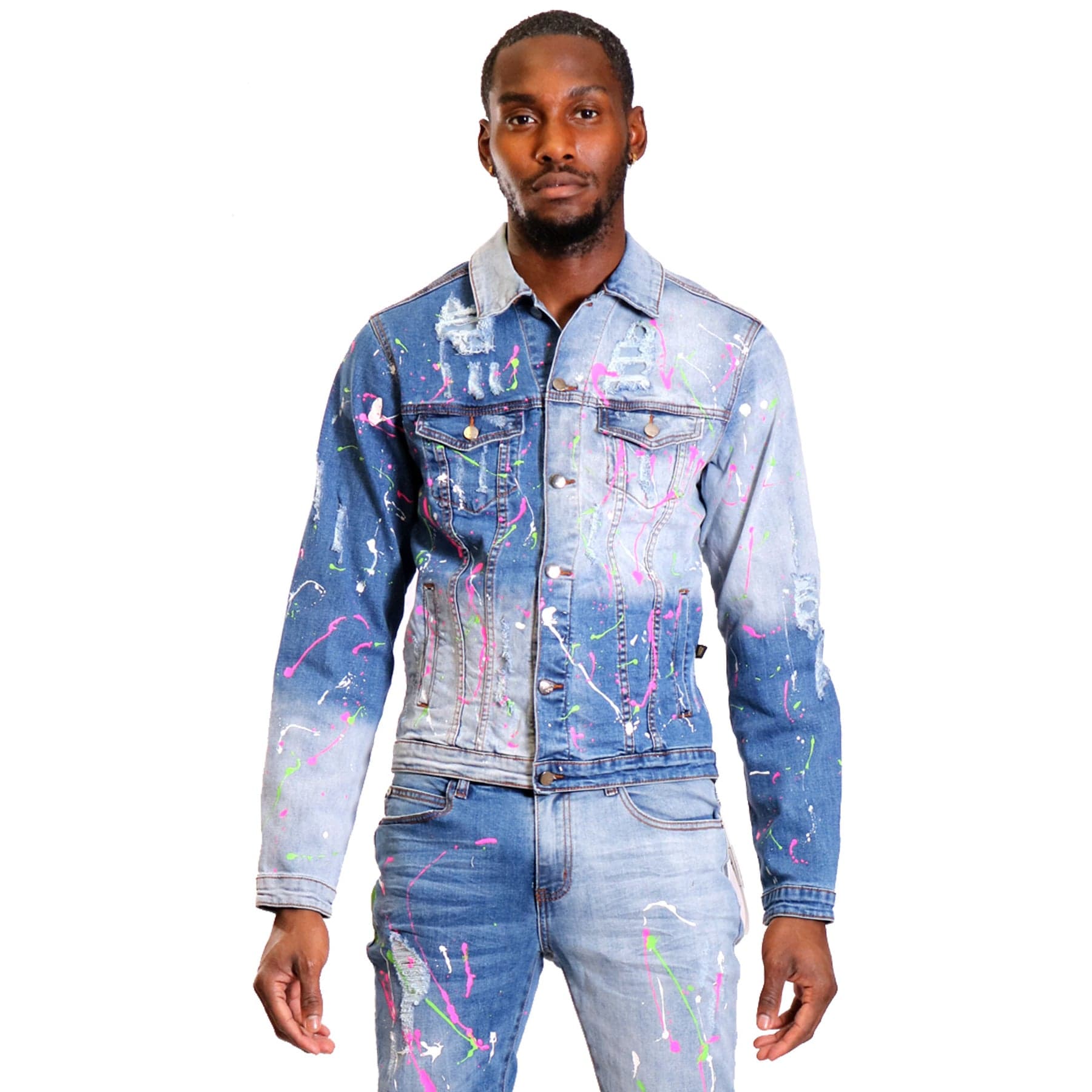 KLEEP Men's Jacket Lava New premium washed denim jacket
