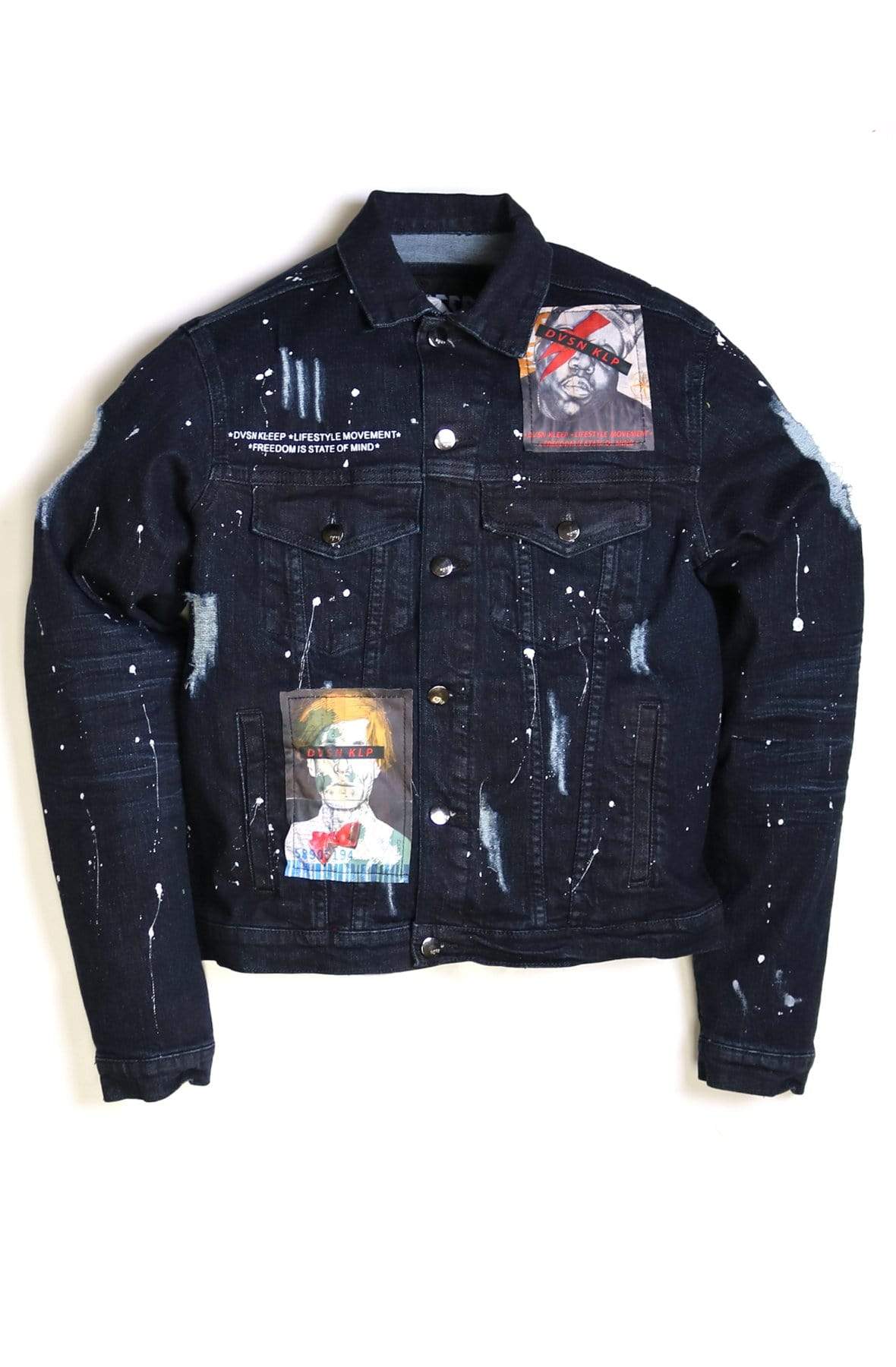 KLEEP Men's Jacket MASON Washed Denim Jacket