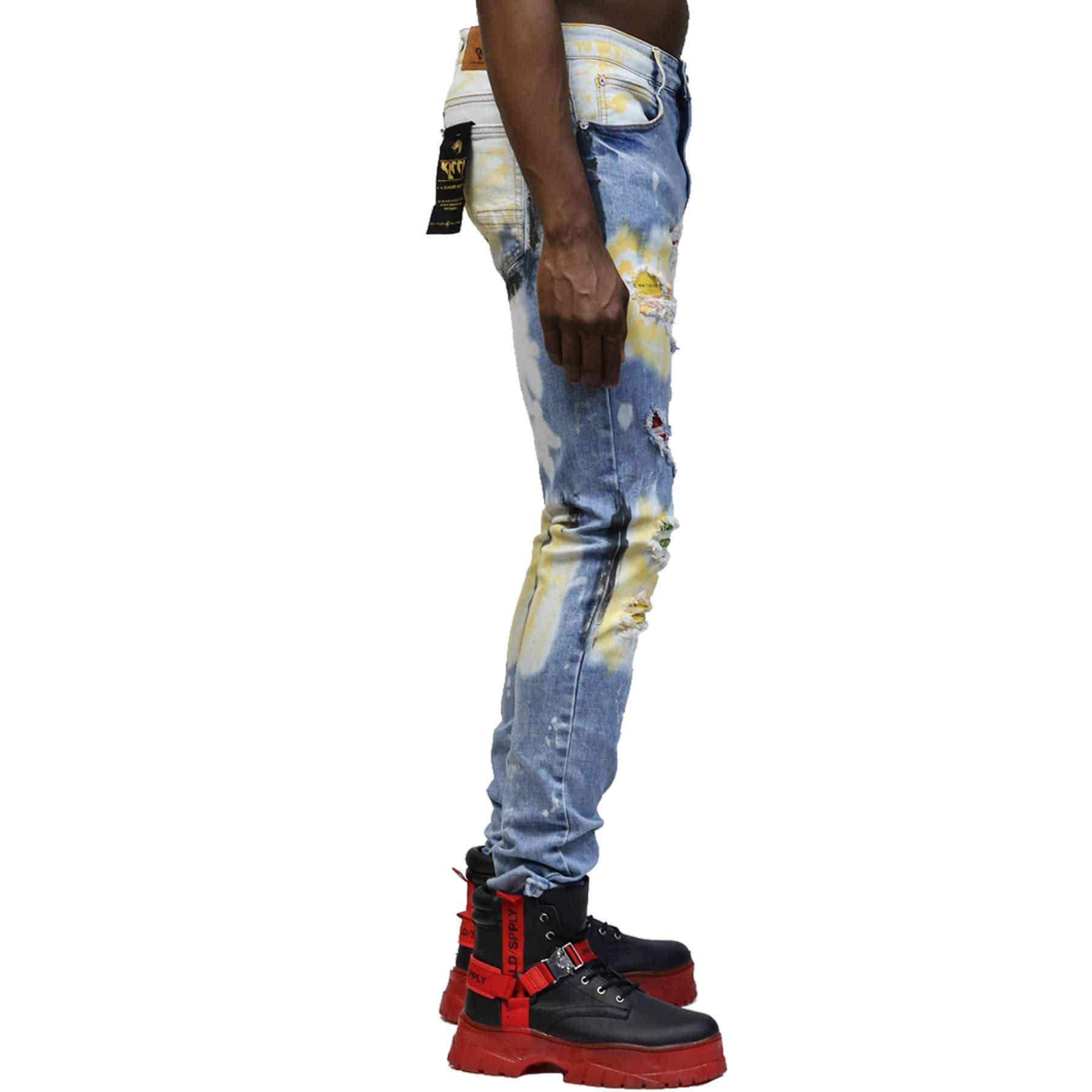 Misto Limited Premium Washed Denim Pants – Streetwear | KLEEP