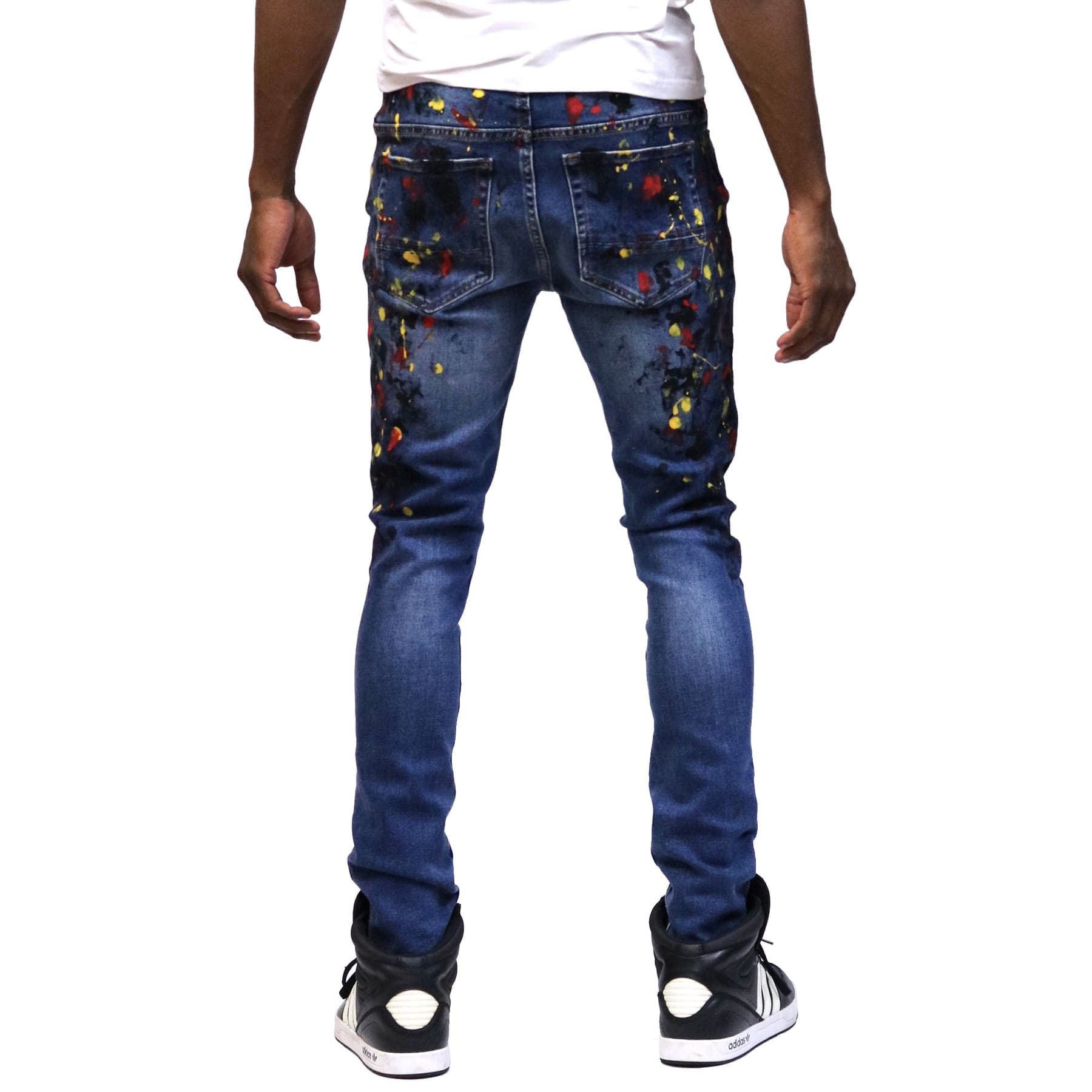 KLEEP Men's Pants Proto New Washed Skinny Denim Pants