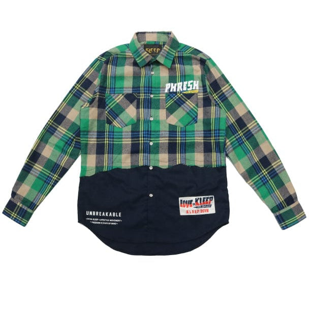 KLEEP Men's Shirt Brook Men's premium flannel button down shirt