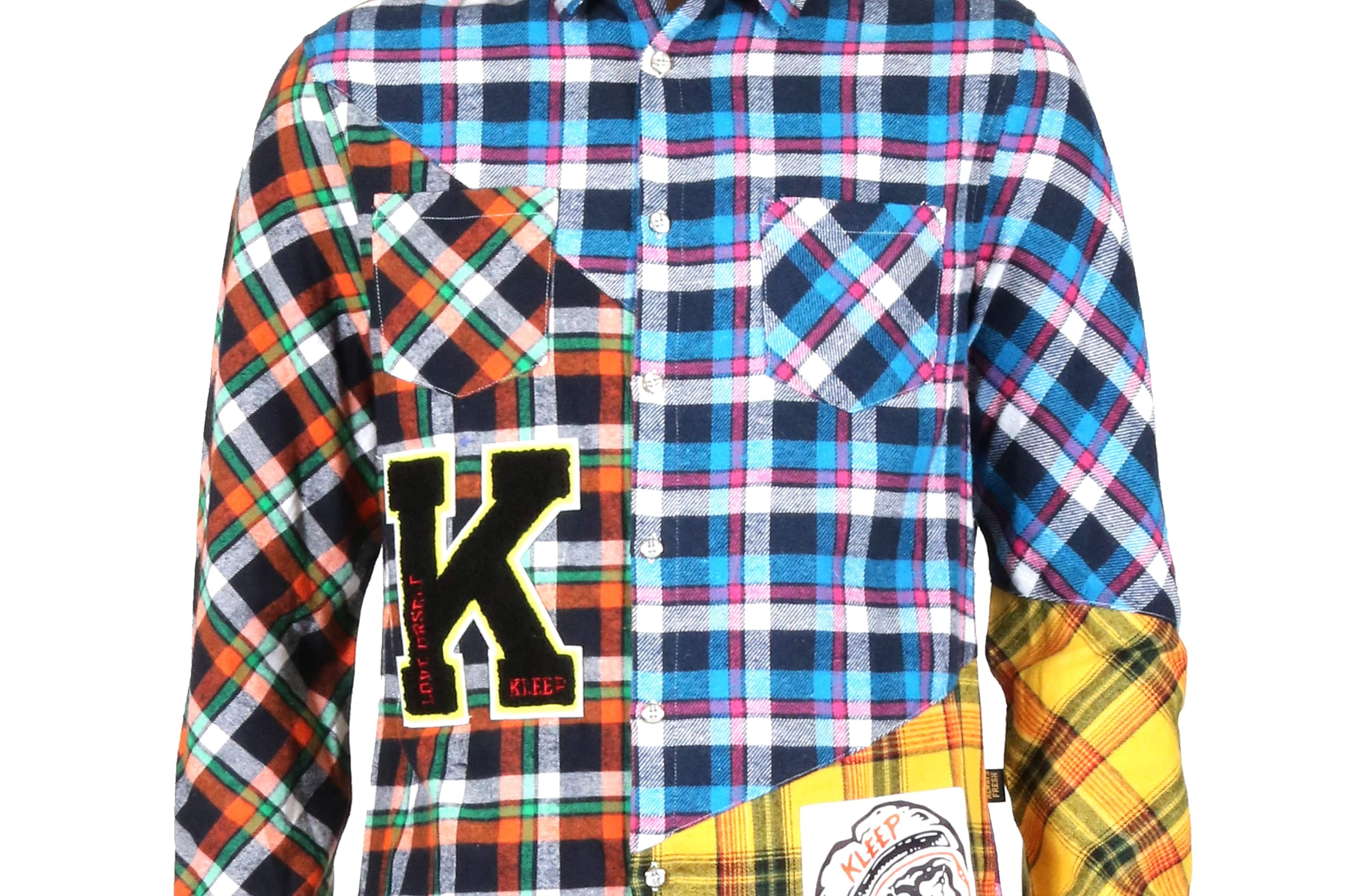 KLEEP Men's Shirt CATTLE Men's premium flannel button down shirt