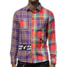 KLEEP Men's Shirt COTE Men's Premium half & half flannel Button-down Shirt