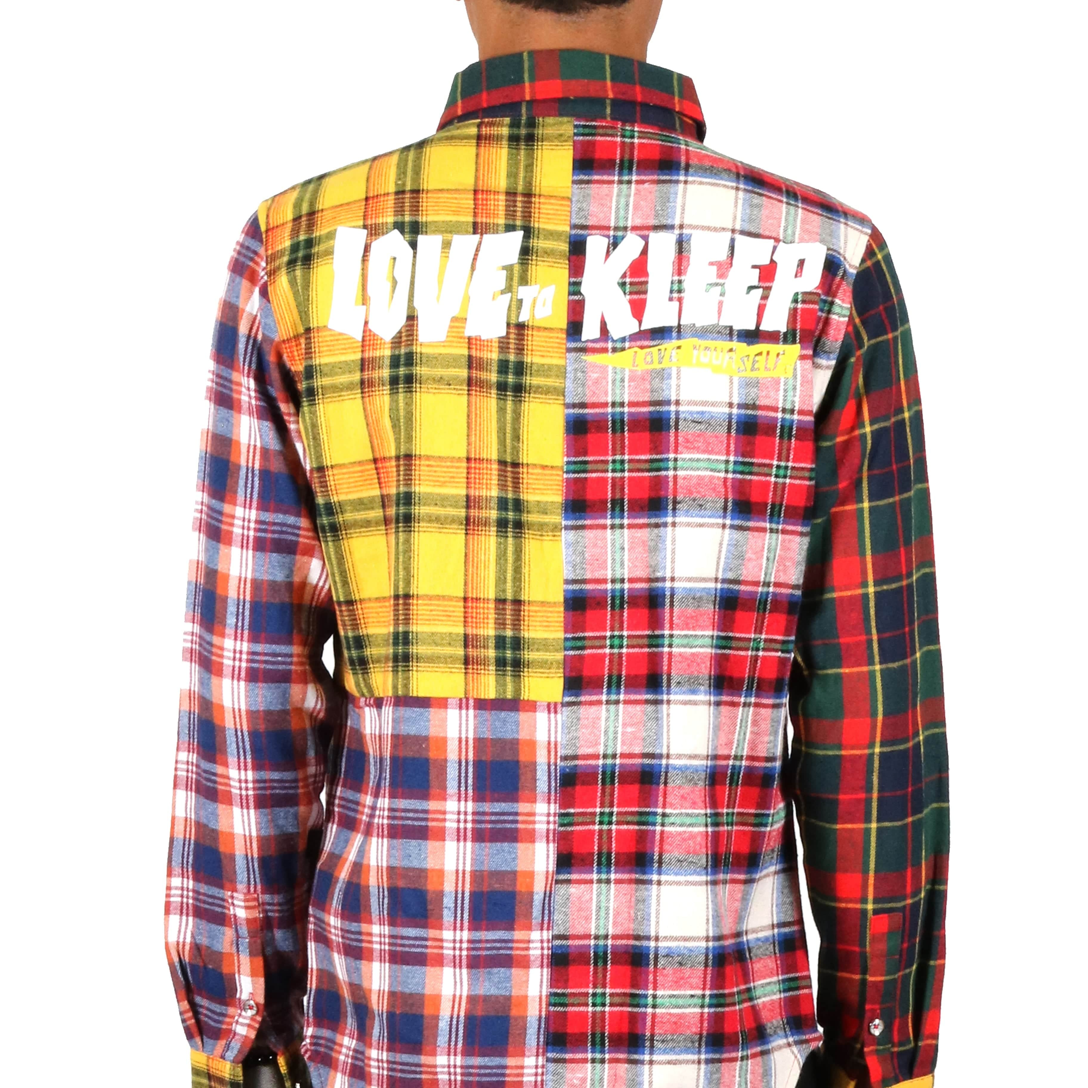 KLEEP Men's Shirt DIGRIS Men's premium flannel button down shirt