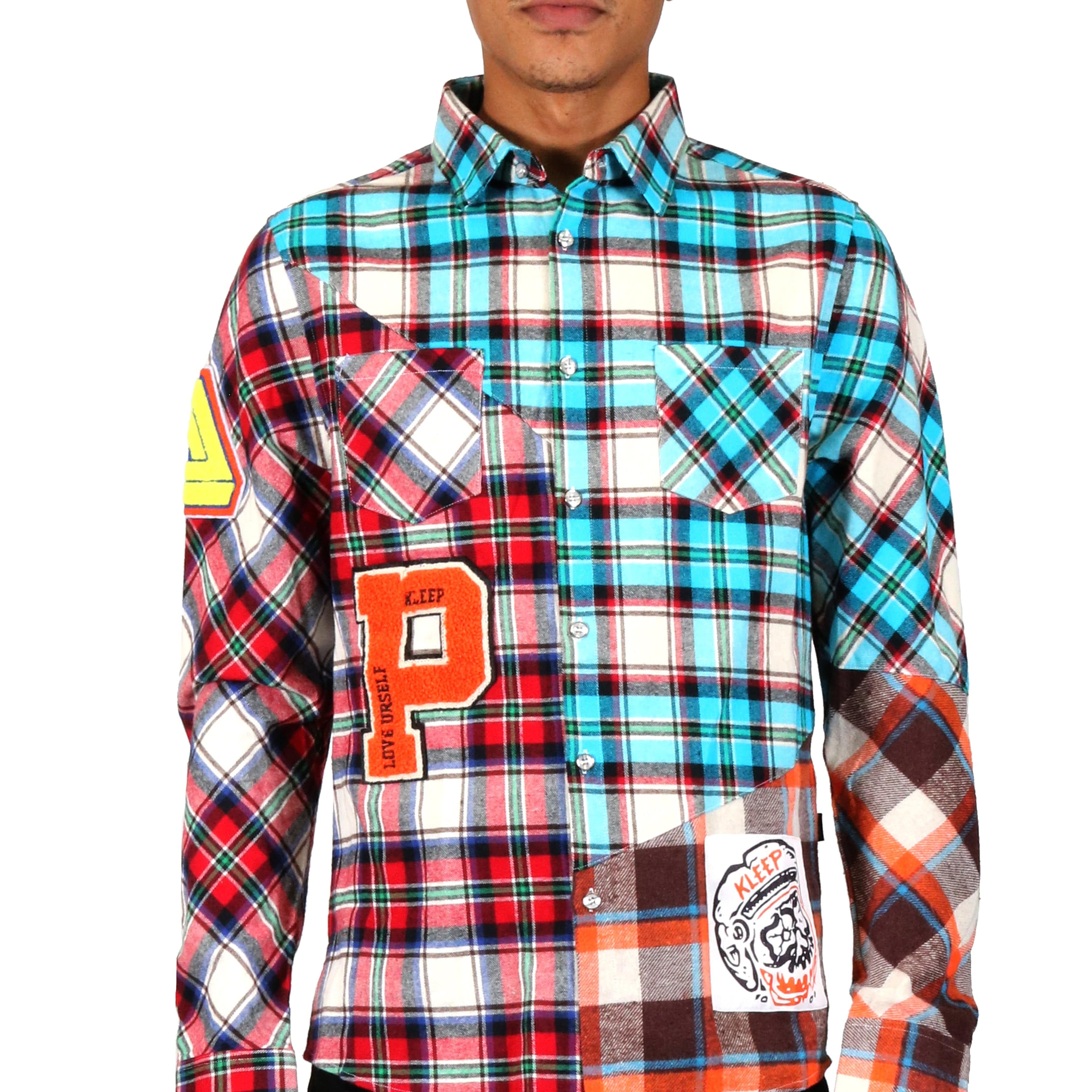 KLEEP Men's Shirt GALLANT Men's premium flannel button down shirt