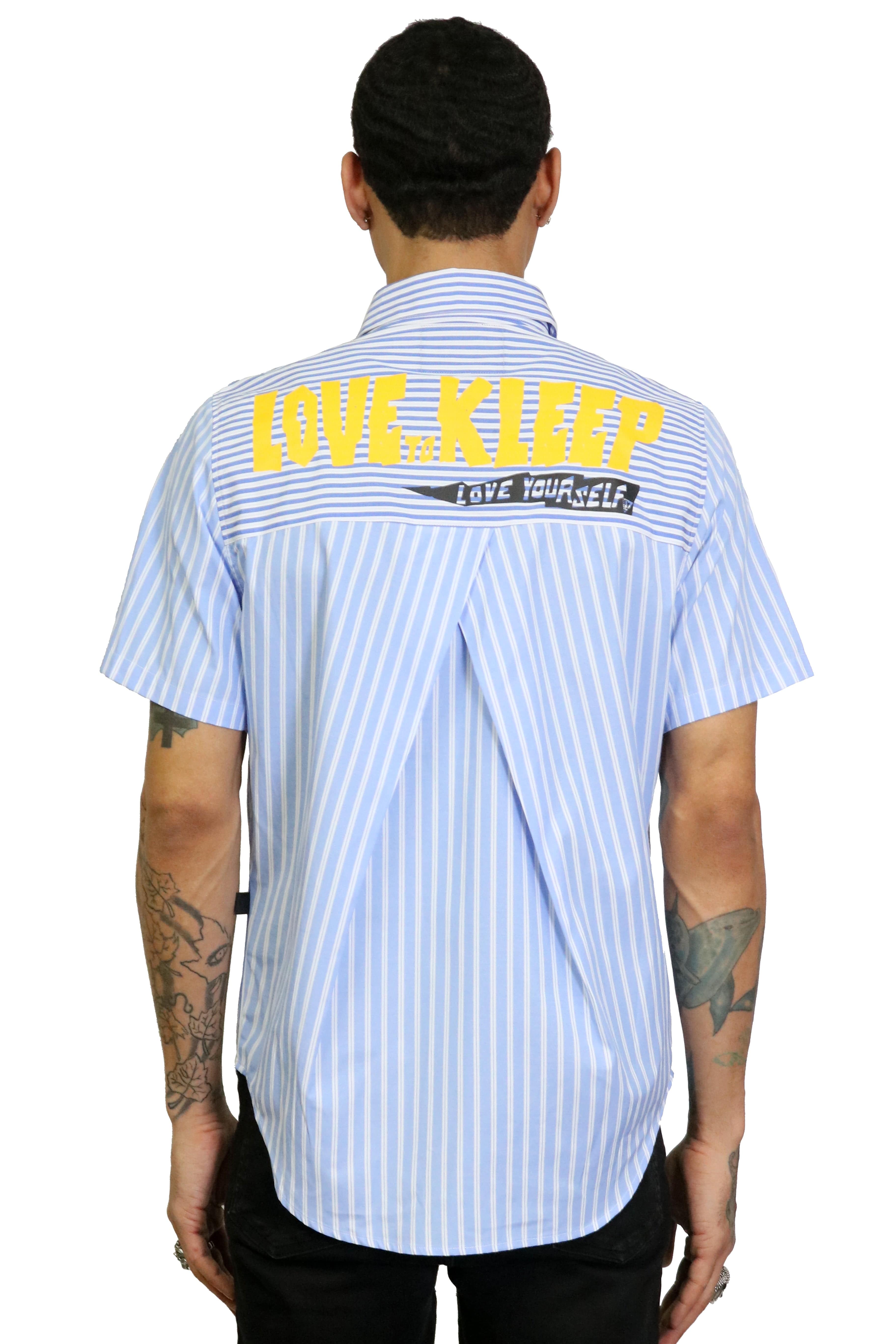 KLEEP Men's Shirt MONT Men's premium shortsleeve buttondown shirt