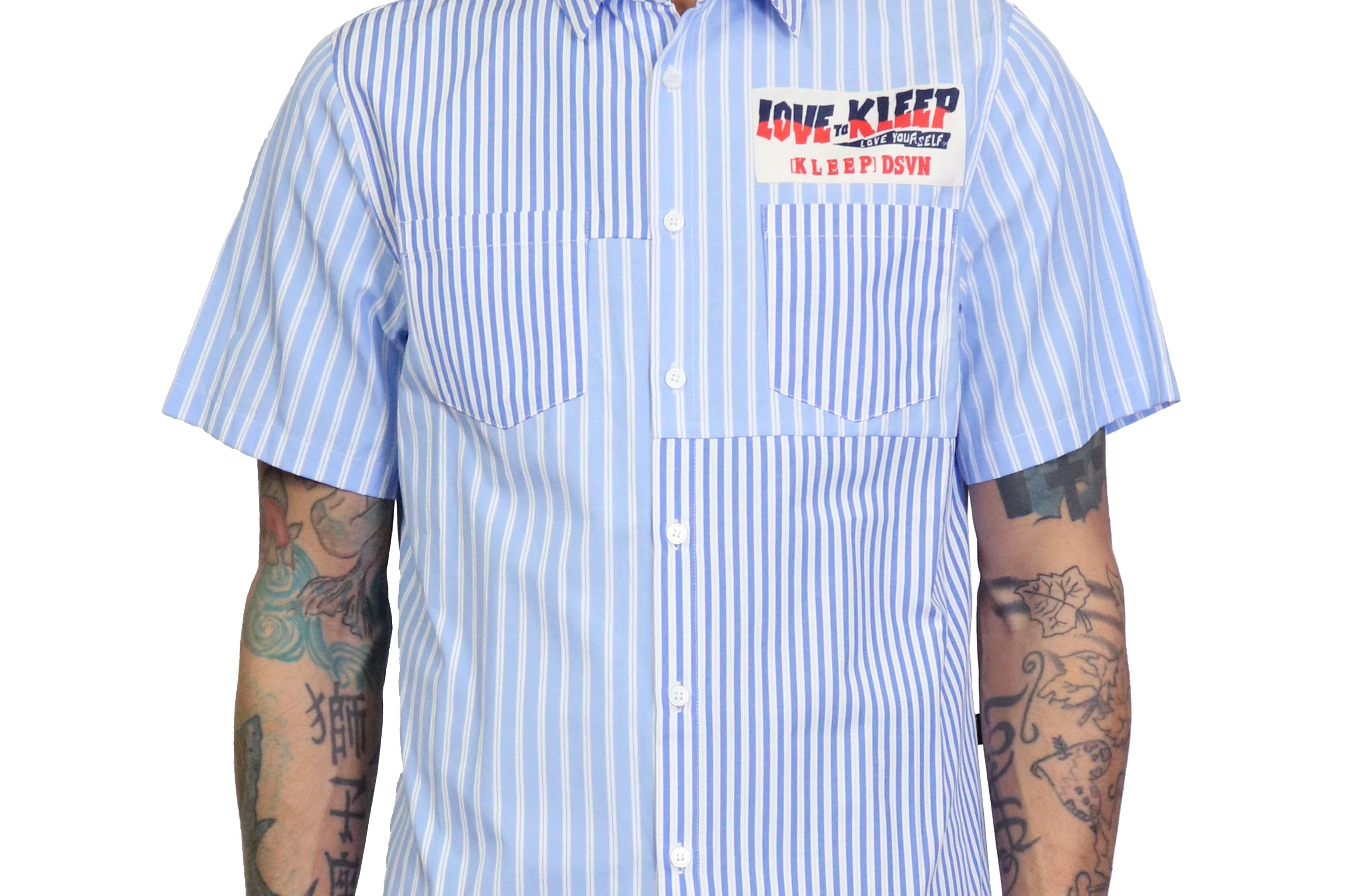 KLEEP Men's Shirt MONT Men's premium shortsleeve buttondown shirt