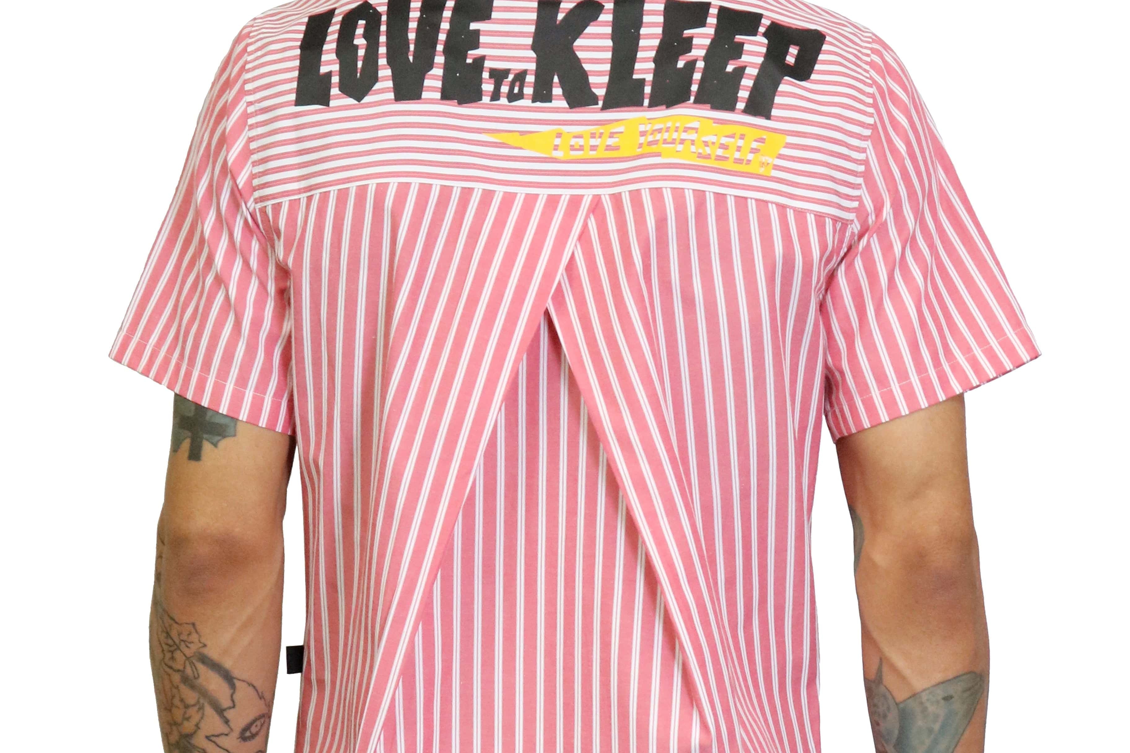 KLEEP Men's Shirt REEVESE Men's premium shortsleeve buttondown shirt